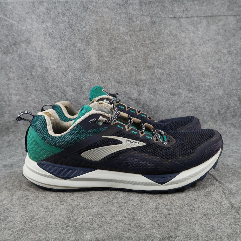 Brooks Shoes Mens 9 Trail Running Athletic Trainers Cascadia 14 Sneakers Comfort